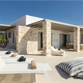 5 bedroom villa with pool near Aliki, Paros, sleeps 10